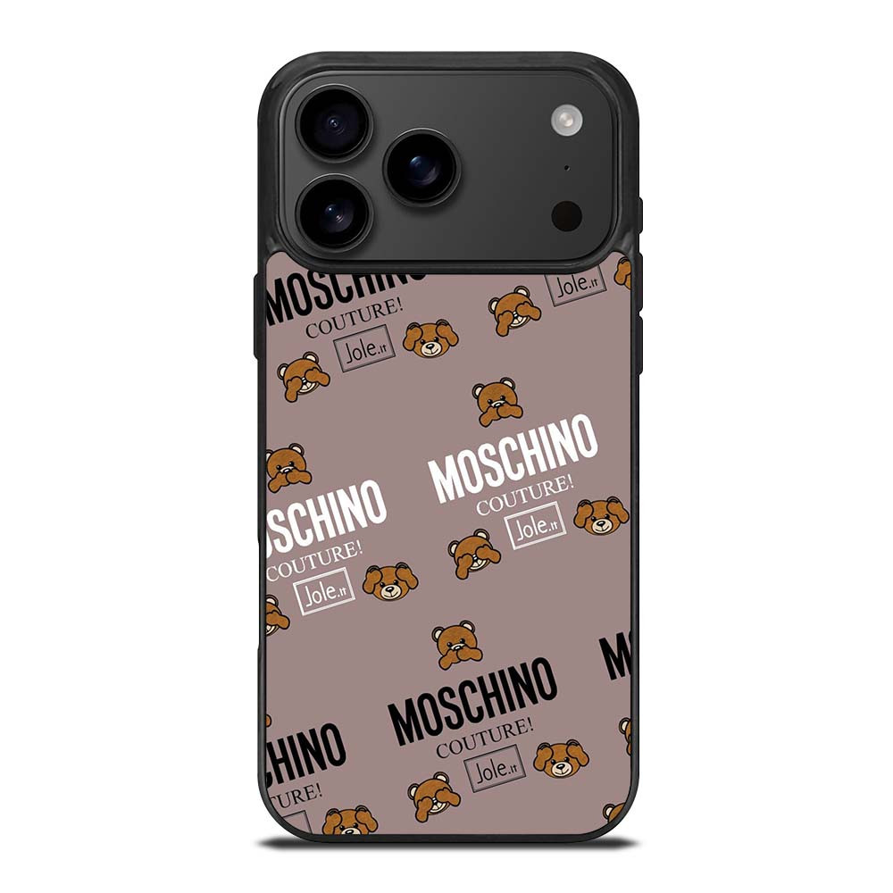 MOSCHINO iPhoneケース MOSCHINO COUTURE LOGO iPhone 17 Pro Max Case